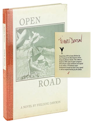 Open Road: A Novel [Lettered Copy, Signed. Fielding Dawson.