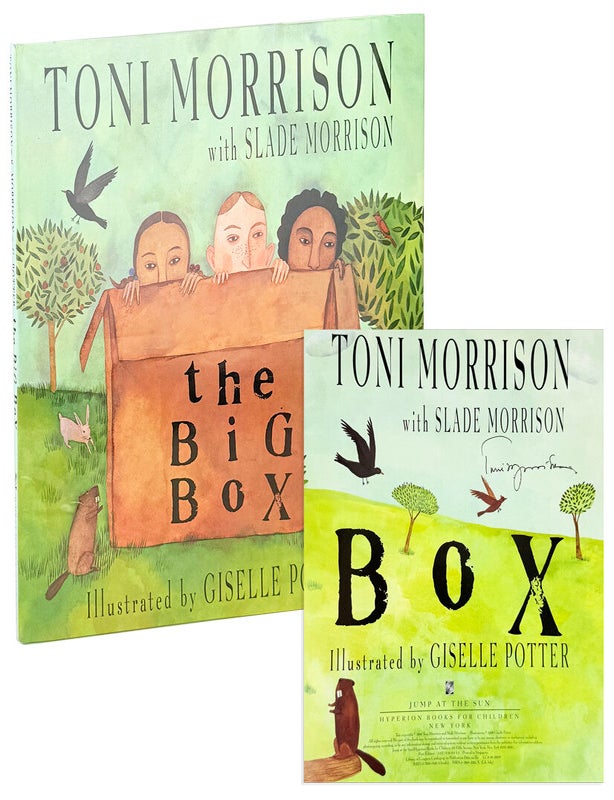 The Big Box Signed by Toni Morrison | Toni Morrison, Slade Morrison ...