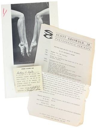 Black and White (A &ldquo;Cookbook&rdquo; of Technique for the Gourmet Photographer) [Inscribed and Signed]