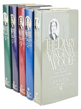 Item #47572 The Diary of Virginia Woolf: Volume One 1915-1919; Volume Two 1920-1924; Volume Three...