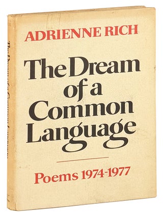 Item #47761 The Dream of a Common Language: Poems 1974-1977. Adrienne Rich
