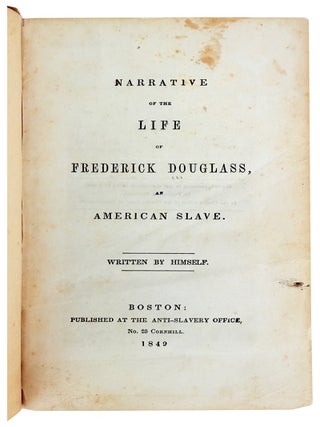Narrative of the Life of Frederick Douglass, an American Slave