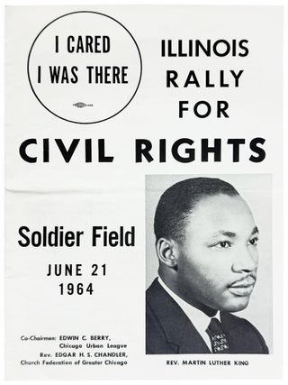 Item #47915 I Cared I was There: Illinois Rally for Civil Rights, Soldier Field, June 21, 1964....
