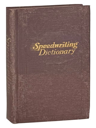Item #47952 Speedwriting Dictionary (English Edition). Charles E. Smith, Emma B. Dearborn