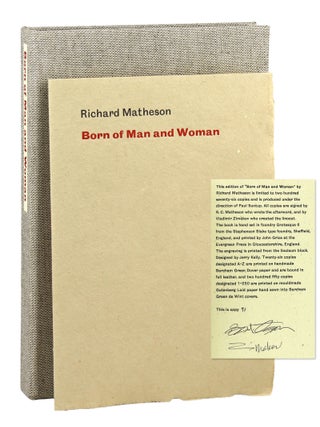 Item #48198 Born of Man and Woman [Limited Numbered Edition, Signed by R.C. Matheson and Vladimir...