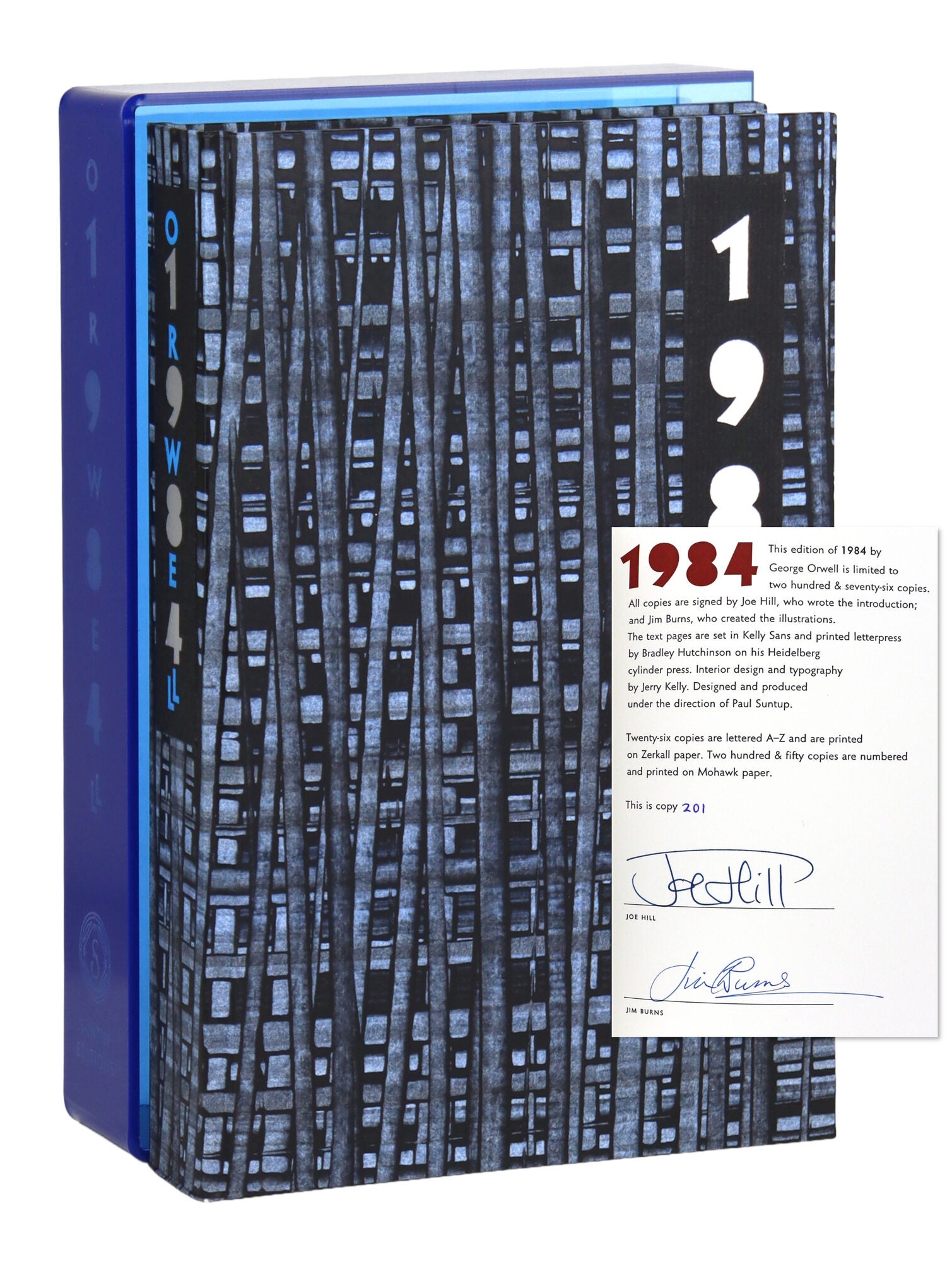 1984 Limited Numbered Edition, Signed by Hill and Burns | George