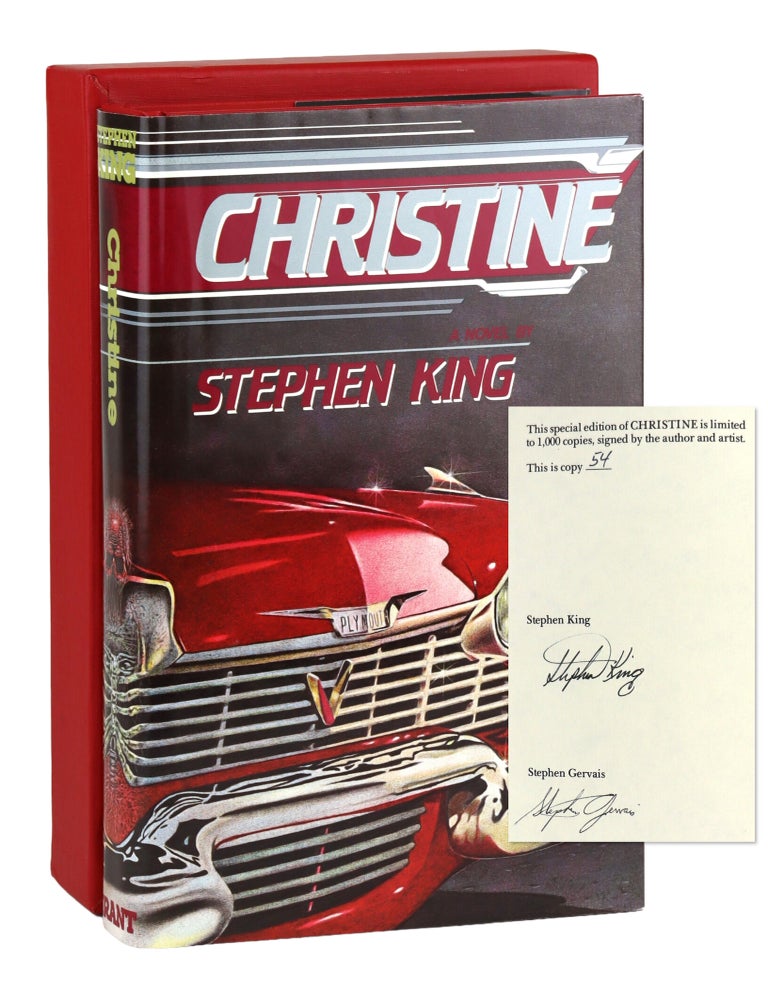Item #48236 Christine [Limited Edition Signed by King and Gervais]. Stephen King, Stephen Gervais.