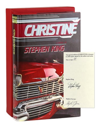 Christine [Limited Edition Signed by King and Gervais. Stephen King, Stephen Gervais.
