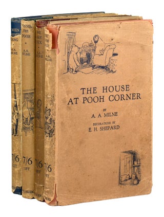 Item #48291 When We Very Very Young, Winnie-The-Pooh, Now We Are Six, and The House At Pooh...