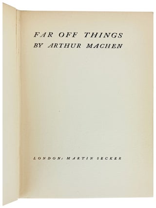 Far Off Things