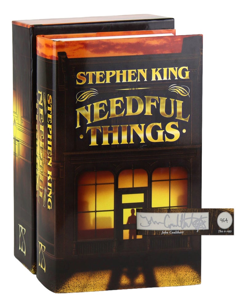 Item #48471 Needful Things [Limited Edition, Signed by Illustrator]. Stephen King, John Coulthart, Richard Christian Matheson, afterword.