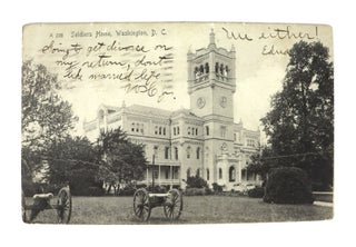 Item #48483 Postcard mentioning divorce. Edna, her beau