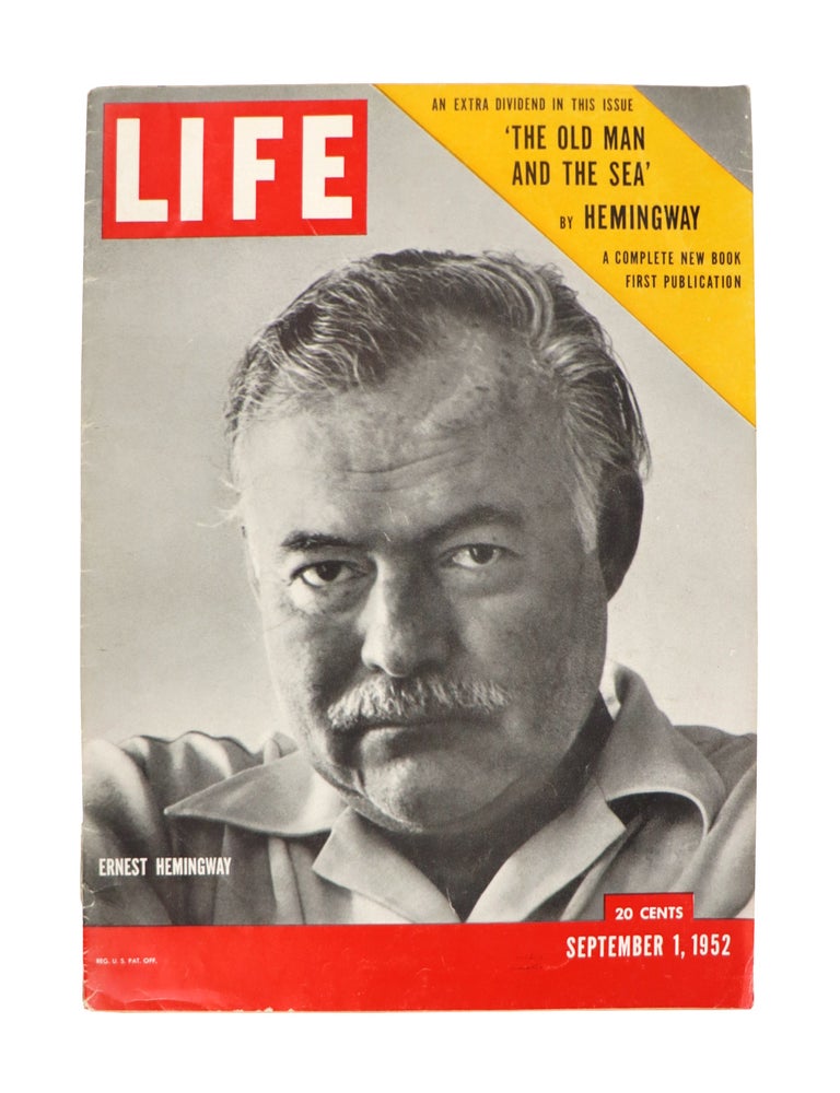 Item #48723 The Old Man and the Sea [in] Life, September 1, 1952. Ernest Hemingway.