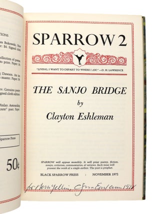 Sparrow 1 - 72 [72 Pamphlets Bound in Six Volumes, complete; Signed by contributors] [Herb Yellin's copy]