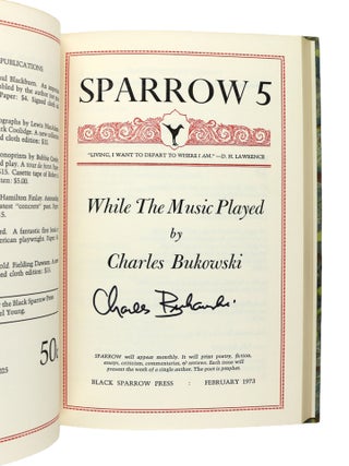 Sparrow 1 - 72 [72 Pamphlets Bound in Six Volumes, complete; Signed by contributors] [Herb Yellin's copy]