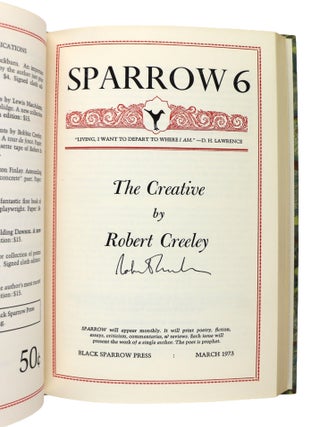 Sparrow 1 - 72 [72 Pamphlets Bound in Six Volumes, complete; Signed by contributors] [Herb Yellin's copy]