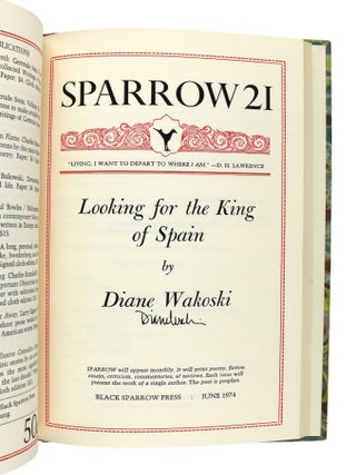 Sparrow 1 - 72 [72 Pamphlets Bound in Six Volumes, complete; Signed by contributors] [Herb Yellin's copy]