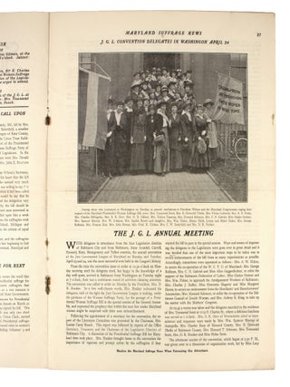 Maryland Suffrage News [Broken run of Seventeen issues]