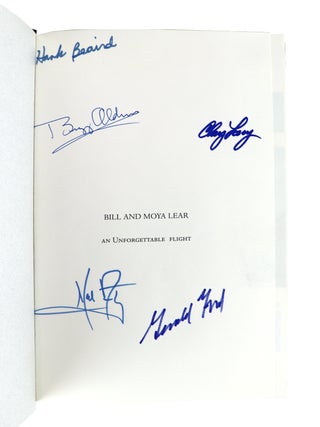 Bill and Moya Lear: An Unforgettable Flight [Limited Lettered Edition, Signed by Neil Armstrong, Buzz Aldrin, Gerald Ford, Hank Beaird, Clay Long, and Bill and Moya Lear]