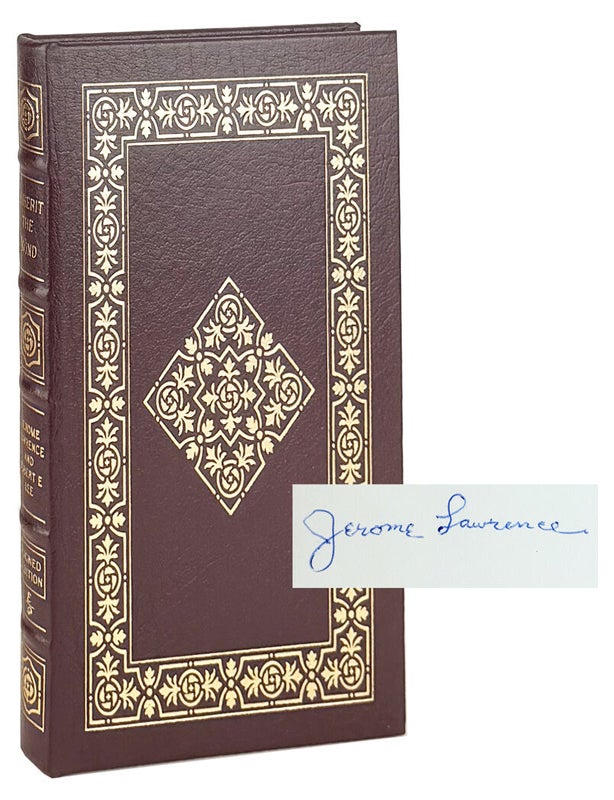 Item #48909 Inherit the Wind [Signed by Lawrence]. Jerome Lawrence, Robert E. Lee.