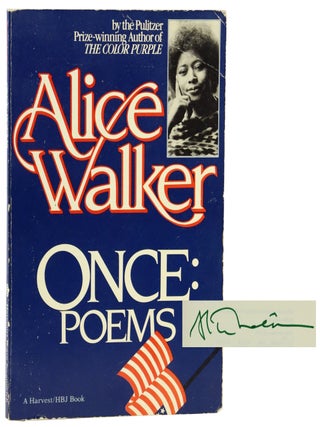 Item #48949 Once: Poems [Signed]. Alice Walker