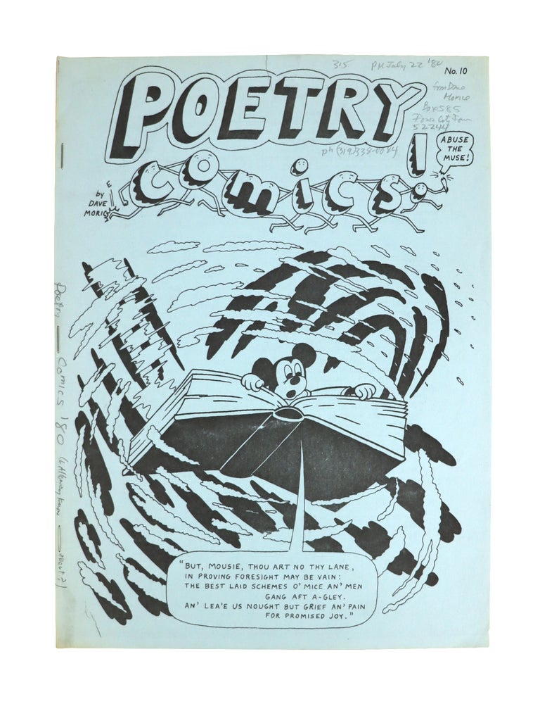 Item #49014 Poetry Comics! No. 10 [Signed Letter Laid-in]. Dave Morice, Walter Savage Landor Darrell Gray, Ben Jonson, Joyce Holland, ed. and.