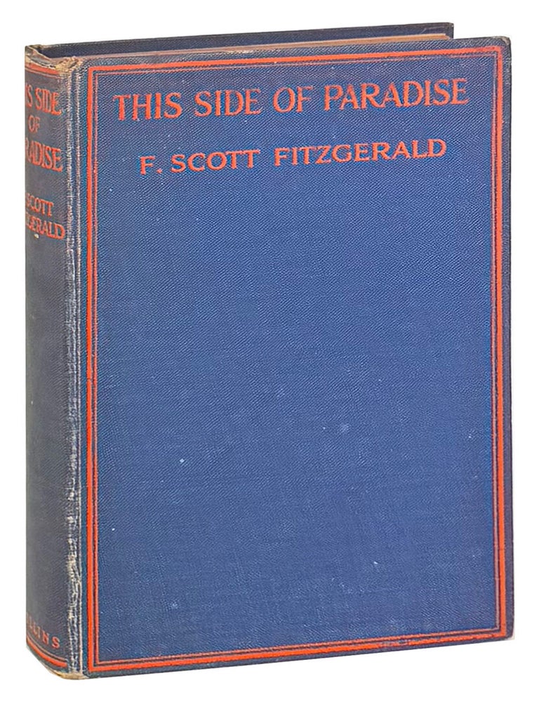 Item #49035 This Side of Paradise. F. Scott Fitzgerald.