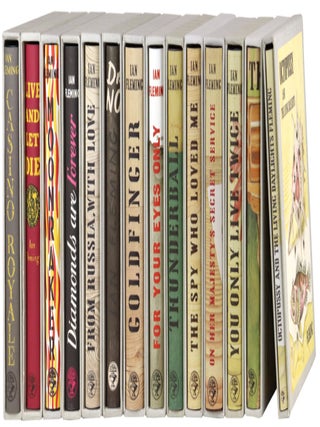 Item #49070 Complete Set of the First Edition Library James Bond [Fourteen Volumes]. Ian Fleming