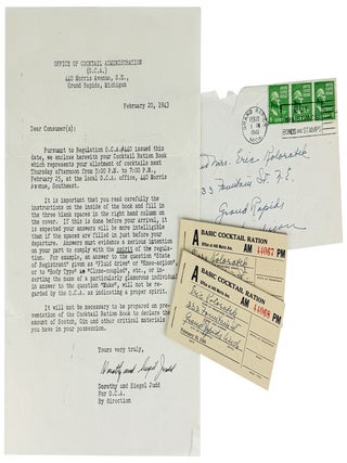Small archive from the so-called Office of Cocktail Administration