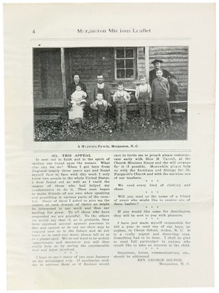 Morganton Missions Leaflet: No. 2, Michaelmas 1917