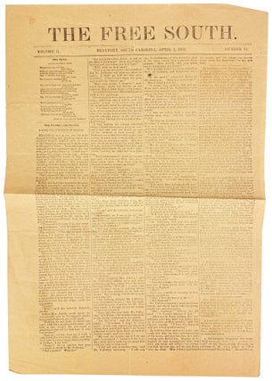 Item #49100 The Free South: Volume II, Number 13 - April 2, 1864. James G. Thompson
