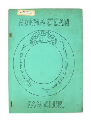Norma Jean Fan Club, Issue No. 1