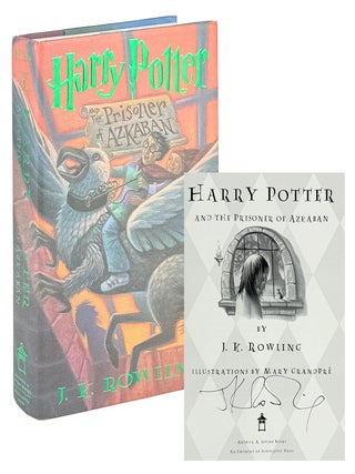 Item #49482 Harry Potter and the Prisoner of Azkaban [Signed by Rowling]. J K. Rowling, Mary...