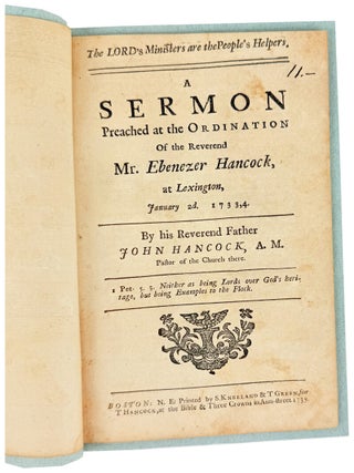 The Lord's Ministers are the People's Helpers. A Sermon Preached