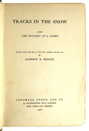 Tracks in the Snow: Being the History of a Crime