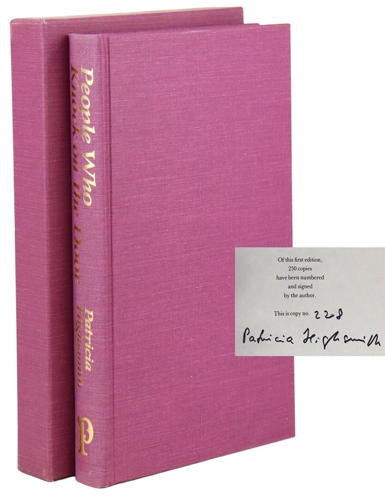 Item #49715 People Who Knock on the Door [Limited Edition, Signed]. Patricia Highsmith.