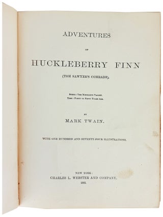 Adventures of Huckleberry Finn (Tom Sawyer's Comrade)