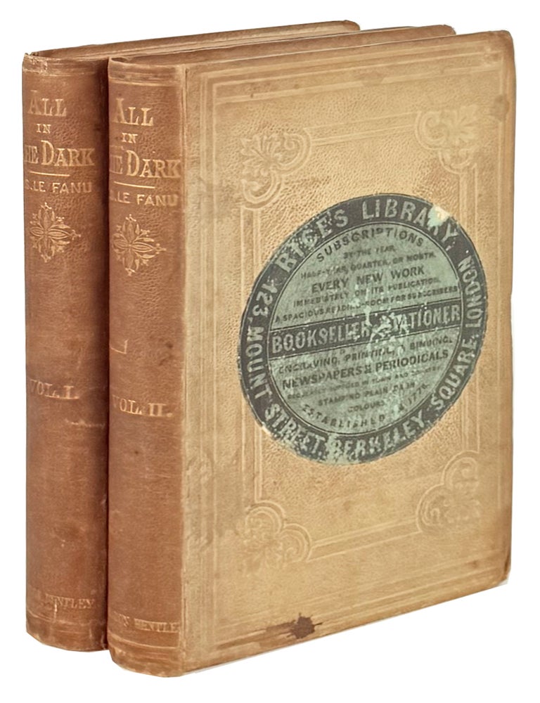 Item #49857 All In the Dark [Two volume set]. J. Sheridan Le Fanu.