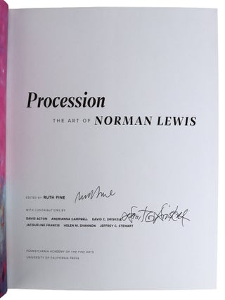 Procession: The Art of Norman Lewis [Signed by Fine and Driskell]