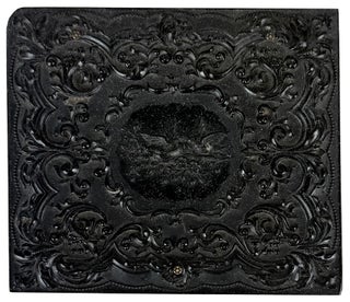 Pair of Ninth and Sixteenth Plate Ambrotypes, possibly of a Married Mexican couple, housed in Union Cases