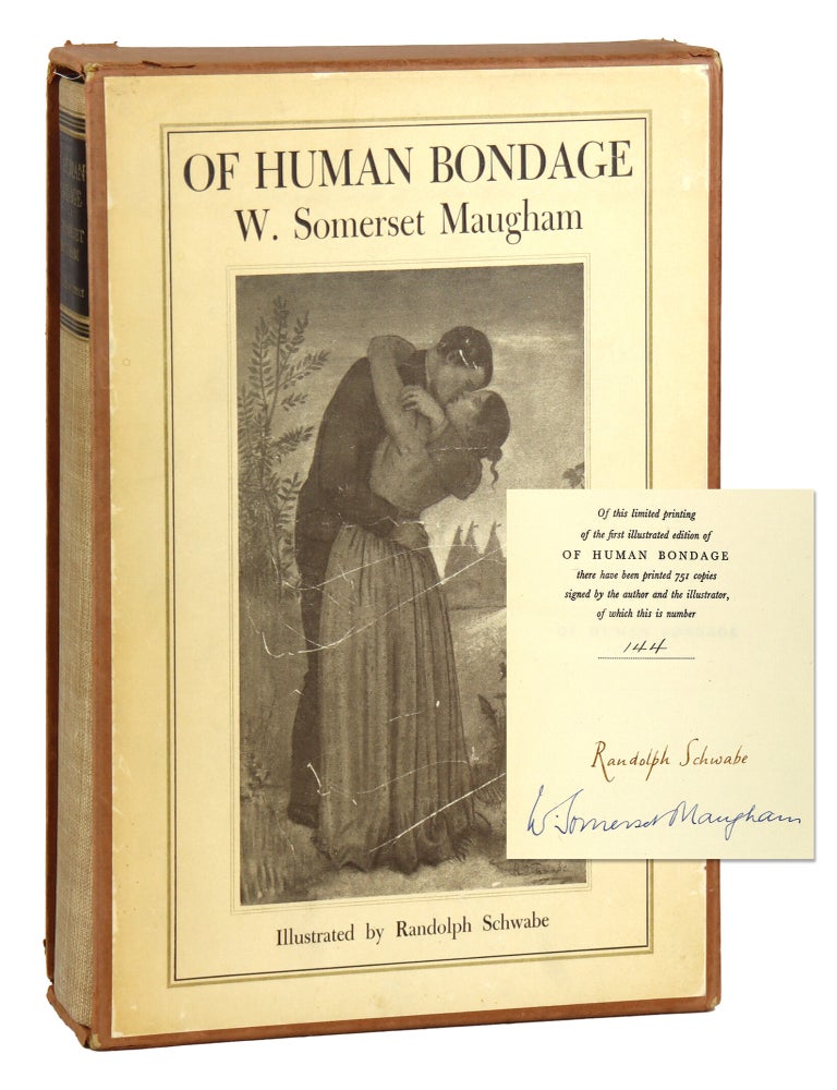 Item #50065 Of Human Bondage [Limited Edition, Signed]. W. Somerset Maugham, Randolph Schwabe.