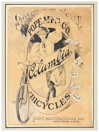 Original Advertisement Art for Pope Mgf. Co. Columbia Bicycles