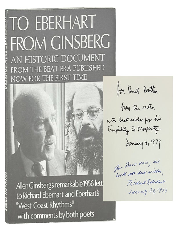 Item #50105 To Eberhart From Ginsberg: A Letter About Howl, 1956 [Inscribed and Signed by Ginsberg and Eberhart]. Allen Ginsberg, Richard Eberhart, Jerome Kaplan, etchings.