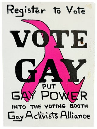 Flier] Register to Vote: Vote Gay - Put Gay Power