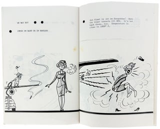 Collection of training material of a United Air Lines female flight attendant