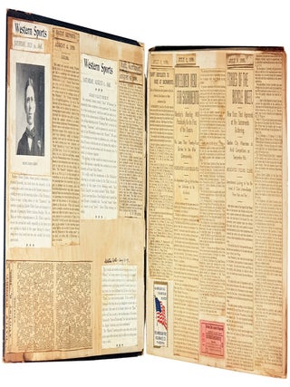 Professional Scrapbook kept by the Cycling Editor of the San Francisco Examiner