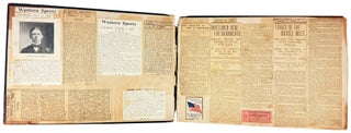 Professional Scrapbook kept by the Cycling Editor of the San Francisco Examiner