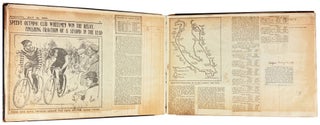 Professional Scrapbook kept by the Cycling Editor of the San Francisco Examiner