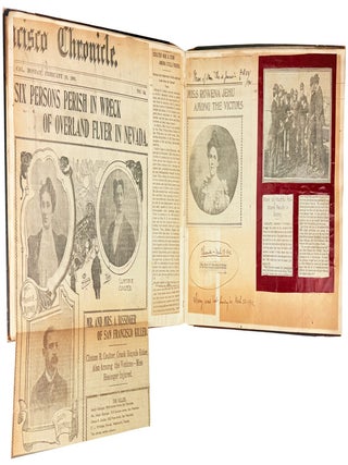 Professional Scrapbook kept by the Cycling Editor of the San Francisco Examiner