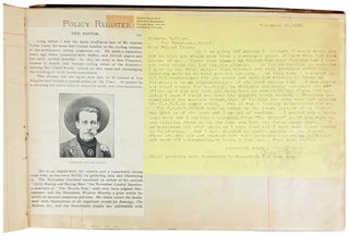 Professional Scrapbook kept by the Cycling Editor of the San Francisco Examiner